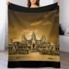 Cambodian Temple - Angkor Wat Throw Blanket christmas decoration Flannel warm for winter Plush Blankets 1