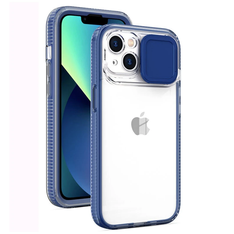For iPhone 13 Pro Max Hit Color Push Pull Card Slot Case For iPhone 12 11 Pro Max X XR XS Max 7 8 Plus Shockproof Bumper Cover iphone xr cover