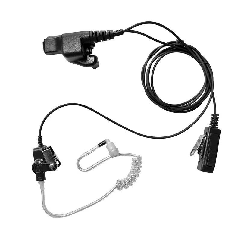 XTS2500 Earpiece for Motorola Radio XTS5000 XTS3000 Walkie Talkie with Acoustic Tube and Mic&PTT Surveillance Headset