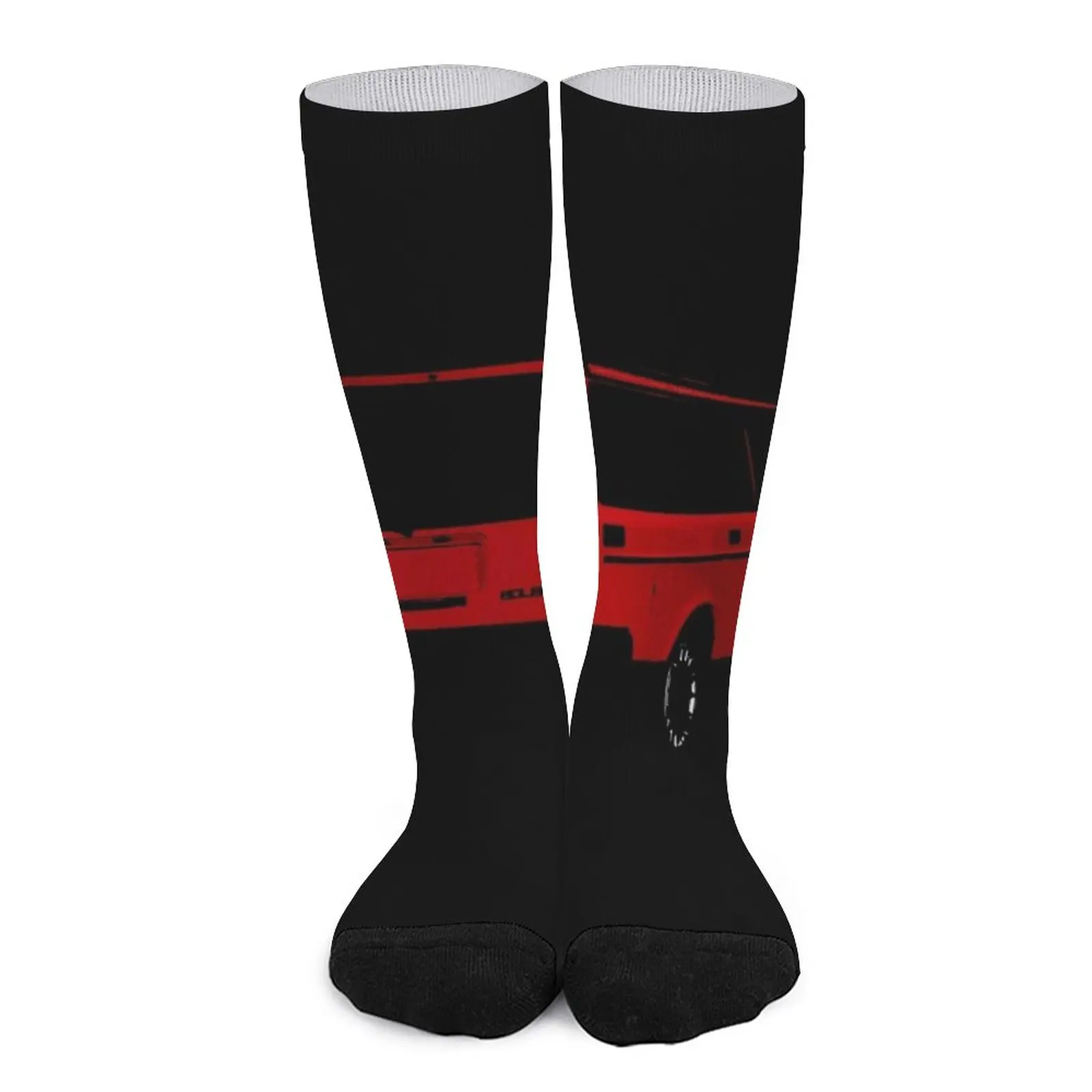 245 POLAR ESTATE (RED) Socks funny socks for Women cartoon socks basketball compression socks men