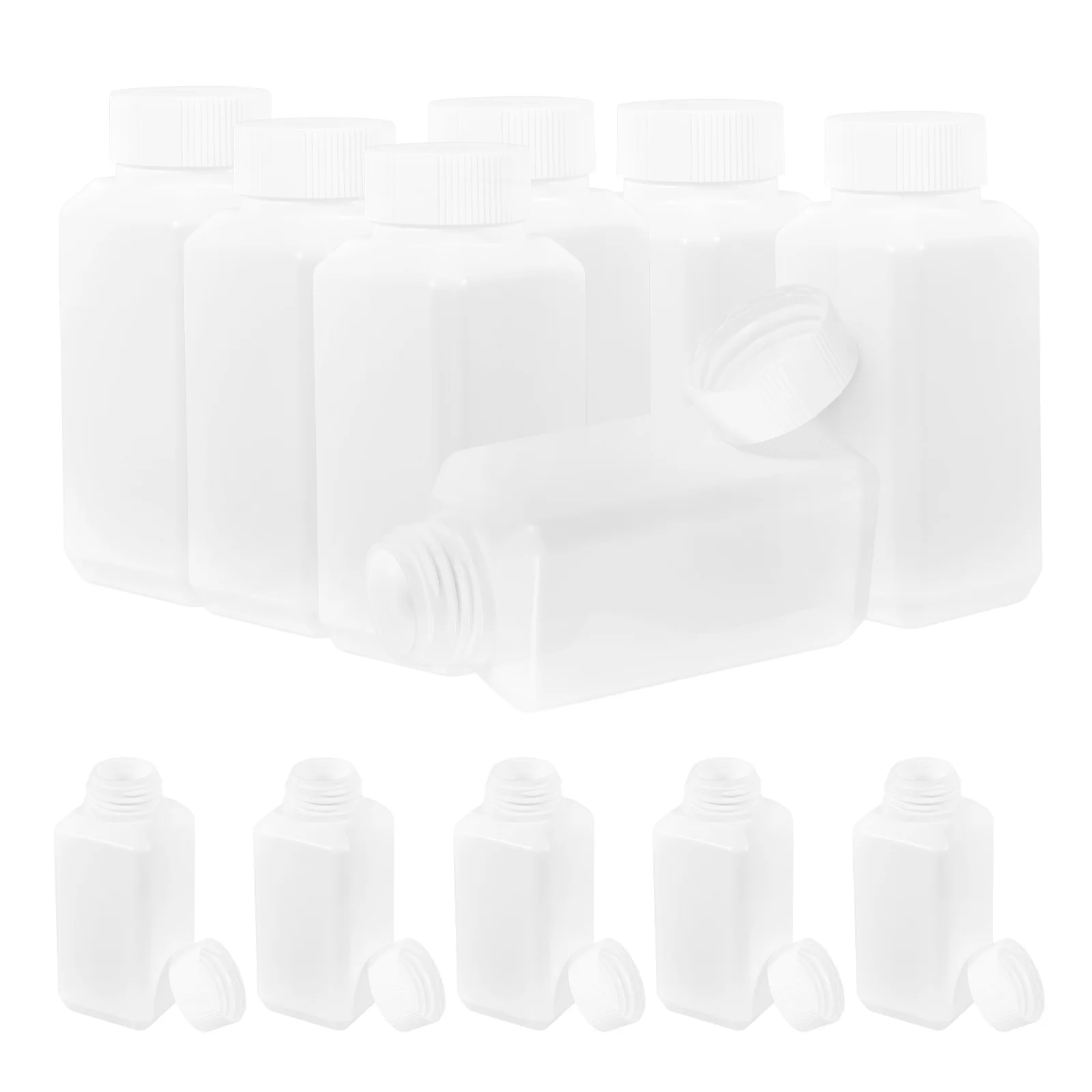 

12 шт., флаконы для реагентов, пустые флаконы для жидкости с крышкой, многоразовые флаконы для образцов (100 мл)