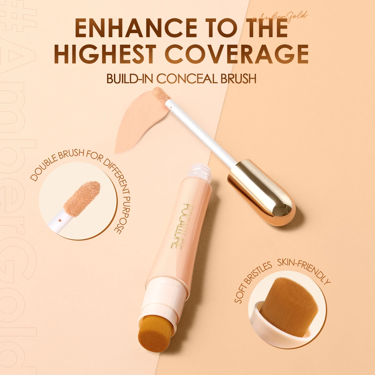 FOCALLURE Face Concealer Foundation Stick Liquid Concealer Women Cosmetics
