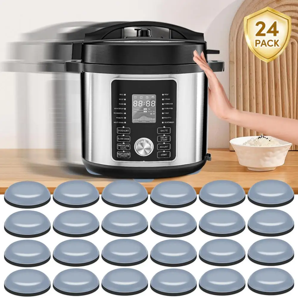 24pcs Appliance Sliders, Furniture Glides Sliders, Reusable Furniture  Movers, Self-Adhesive Small Kitchen Appliance Slider Set for Small Kitchen