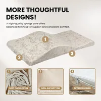 Matelas et housse pour extensions de cils, matelas ondulé Camilla Pestañas, matelas de salon de beauté, matelas en mousse pour spa, lit de beauté, surmatelas incurvé 5