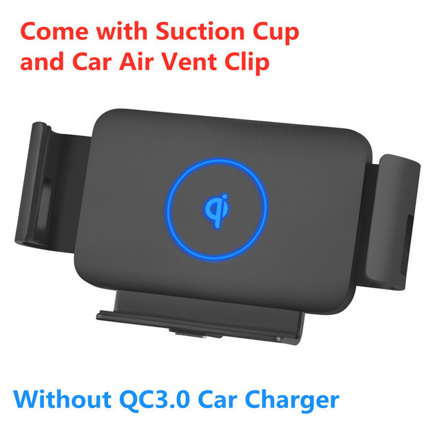 Automatic Clamping Car Wireless Charger for Samsung Galaxy Z Fold 3 2 Note20 S20 iPhone 13 12 11 Air Vent Mount Phone Holder