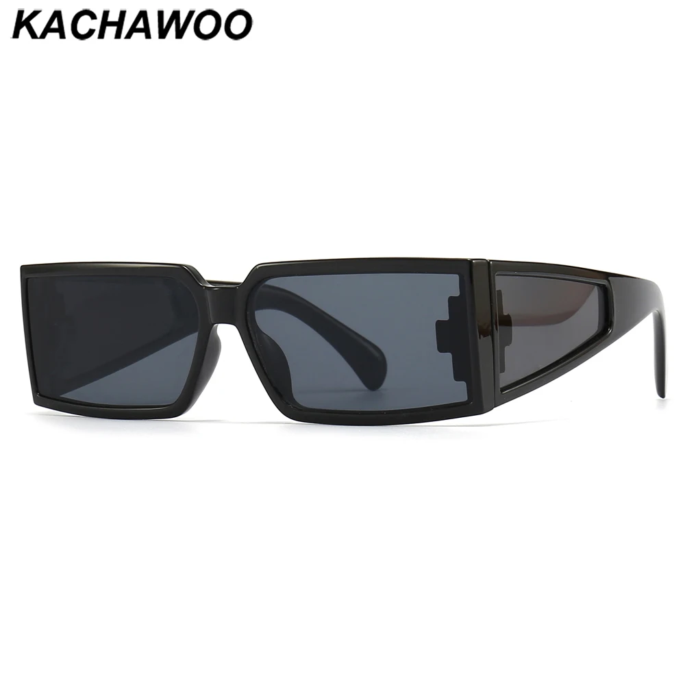 

Мужские и женские Квадратные Солнцезащитные очки Kachawoo, бежевые, синие, черные солнцезащитные очки uv400, летние декоративные очки в европейском стиле, Прямая поставка