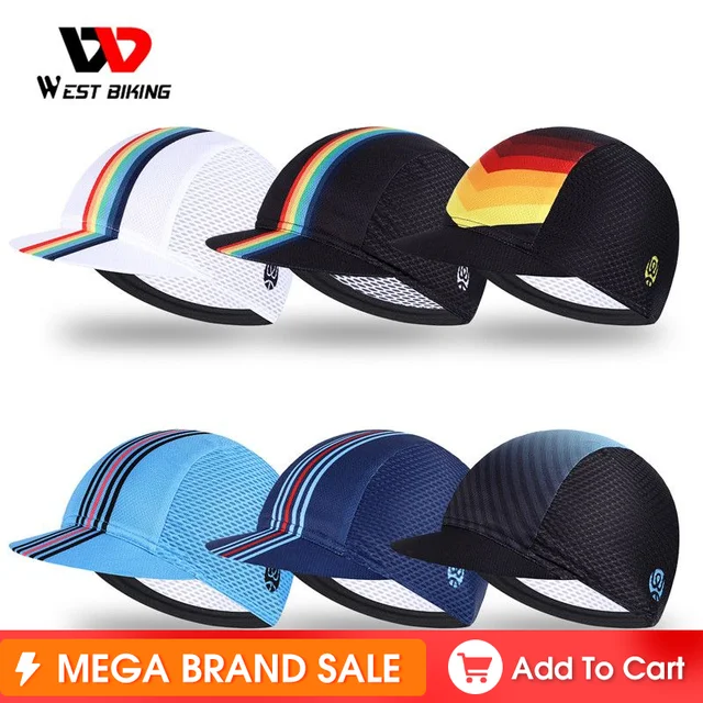 Summer Cycling Caps Ice Silk Anti-UV Hat Outdoor Sports Cap Helmet Liner Hat Road Bike Mountain Bike Men Women Cycling Equipment 1