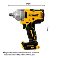 Dewalt DCF892 clé à chocs sans fil sans brosse à couple élevé 20V batterie outil électrique 812N.m clé dynamométrique Portable puissante 6