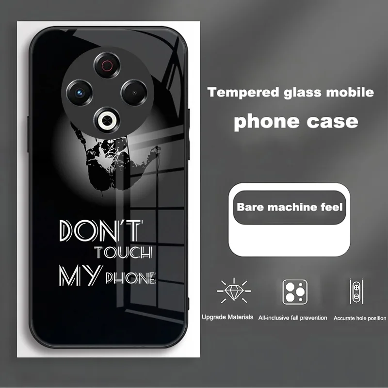 Luxury Shockproof Bumper Case with Tempered Glass for Tecno Spark 30 Series