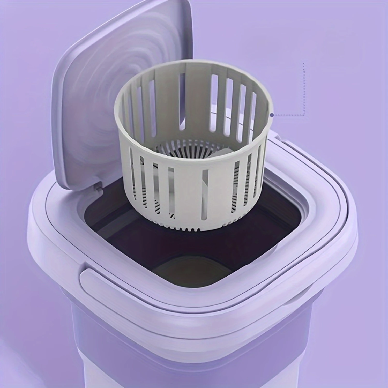 8L Foldable Mini Washing Machine Fully Automatic Portable & Compact For Baby & Toddler Clothes, Underwear, Panties Socks!