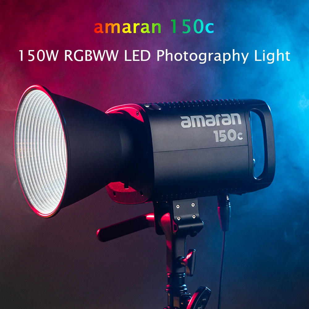 amaran 150C RGBWW LED Video light Photography lights 2500K-7500K for Live Streaming Photo Video Recording by Aputure 2