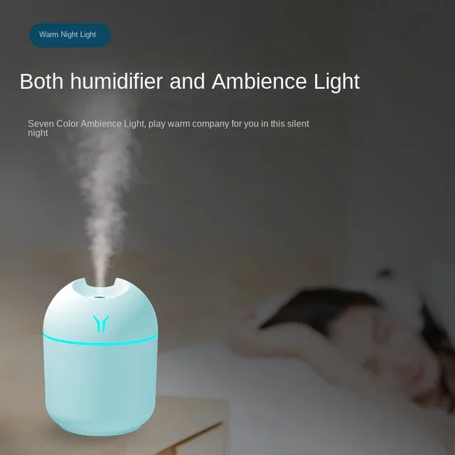 250ML Humidifier Mini Aromatherapy Humidifiers Diffusers For Home Romantic Light USB Essential Oil Diffuser Car Purifier Air 3