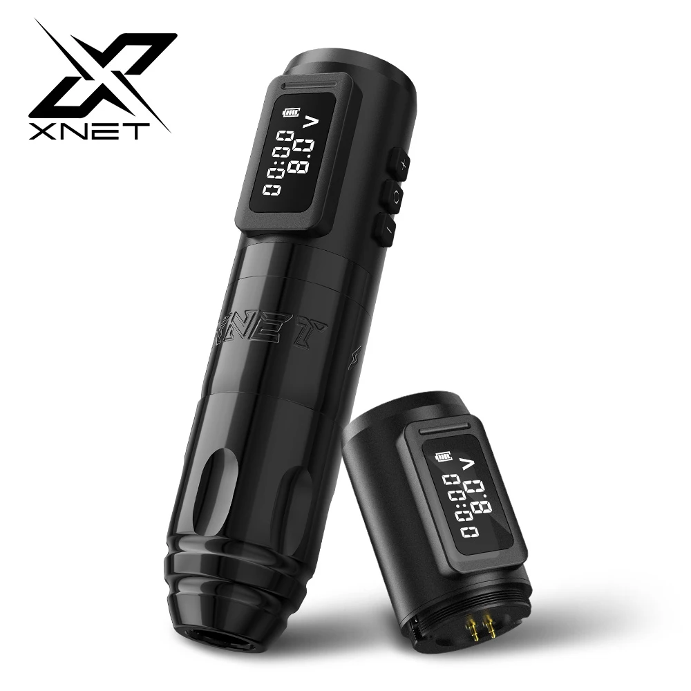 XNET-Machine à tatouer sans fil à griffes pour tatoueurs, stylo distant avec moteur injuste sans balais, course supplémentaire de 3.5mm, 4.5mm, 5mm