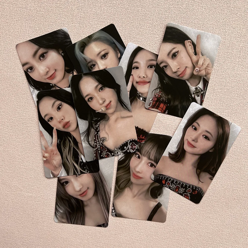 

9Pcs/Set KPOP TWICE 4TH WORLD TOUR III IN SEOUL Member Selfie LOMO Cards Sana Mina Jihyo MOMO Photocards Postcards ONCE Gifts