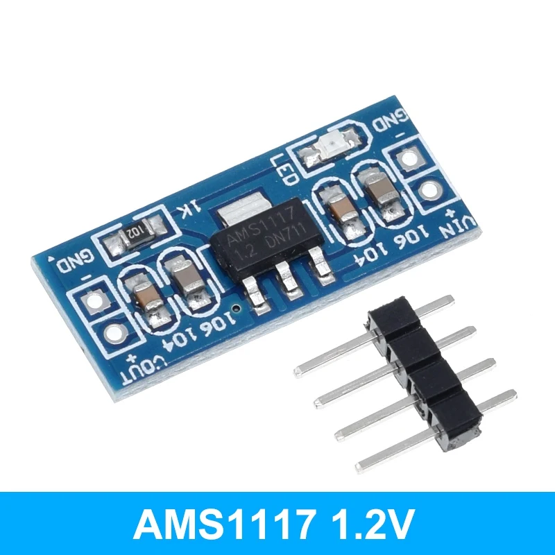 TZT 1/3/5PCS AMS1117 1,2V 1,5V 1,8V 2,5V 3,3V 5V Netzteilmodul AMS1117-5.0V Stromversorgungsmodul AMS1117-3.3V für DIY KIT – Detail 5