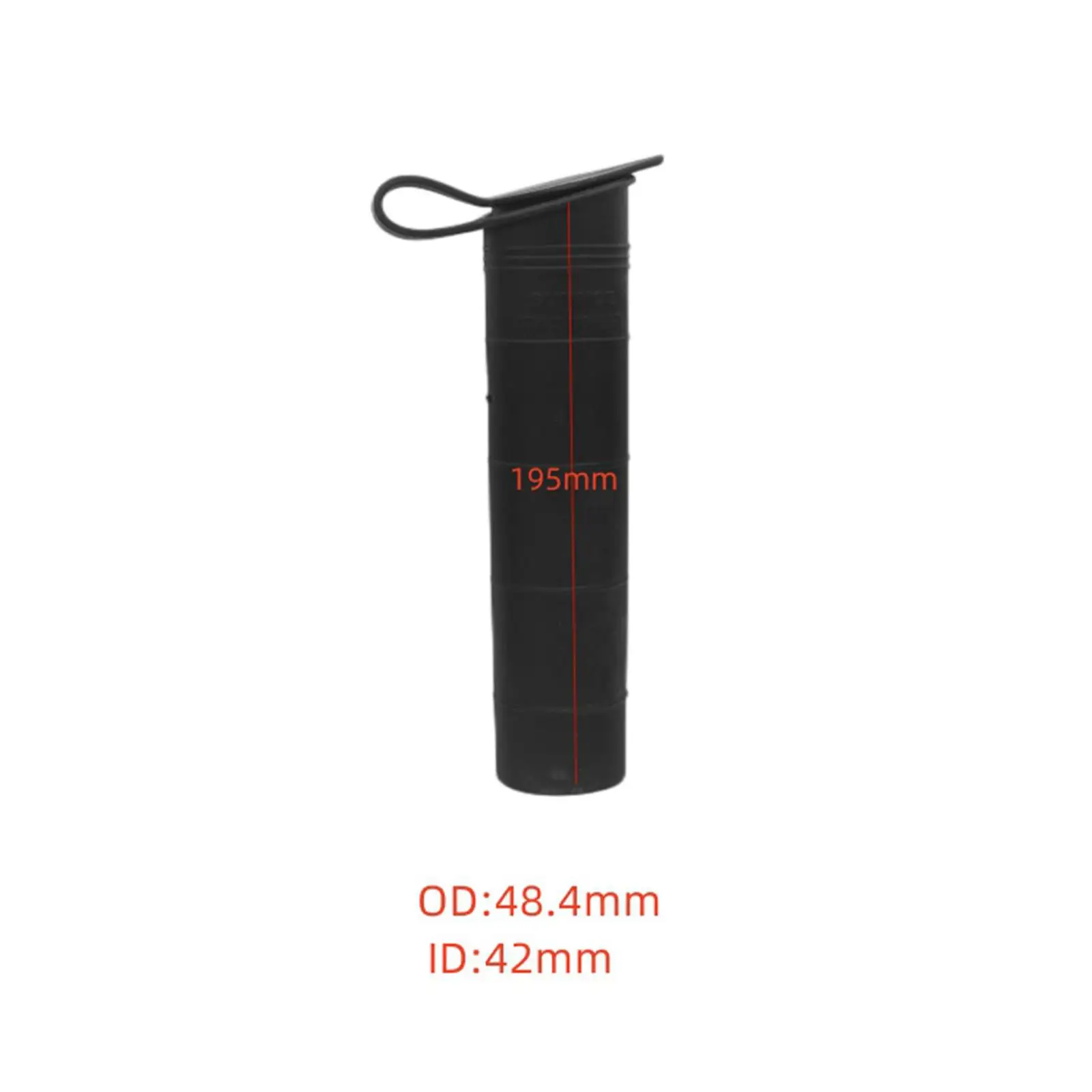 Fishing rod holder insert black with insert for the