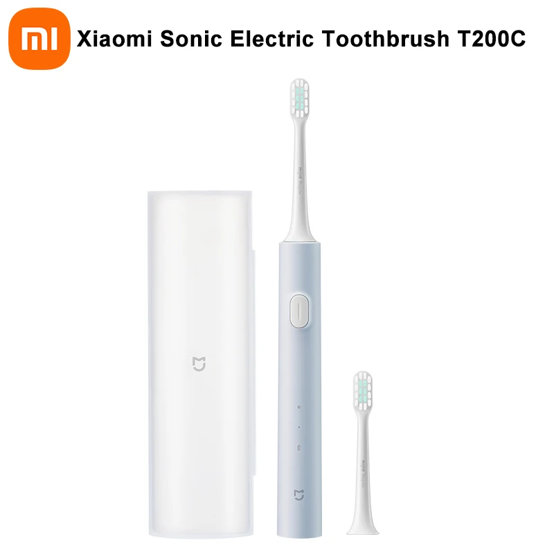 

Xiaomi Mijia Sonic Electric Toothbrush T200C Portable Whitening Teeth Ultrasonic Cleaner Vibrator IPX7 Waterproof Toothbrush Set