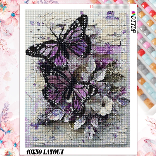 5D Diy Diamond Painting Butterfly Picture Full Square/Round Mosaic  embroidery Diamond Art Gift Kits Manual Home Decoration - AliExpress
