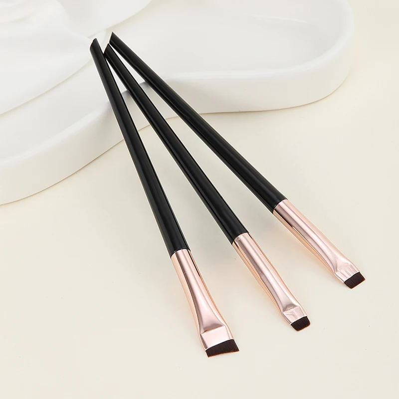 3pcs/set Blade Eyeliner Brush Eyebrow Brush, makeup brush set,makeup brush,makeup tool set,makeup tool