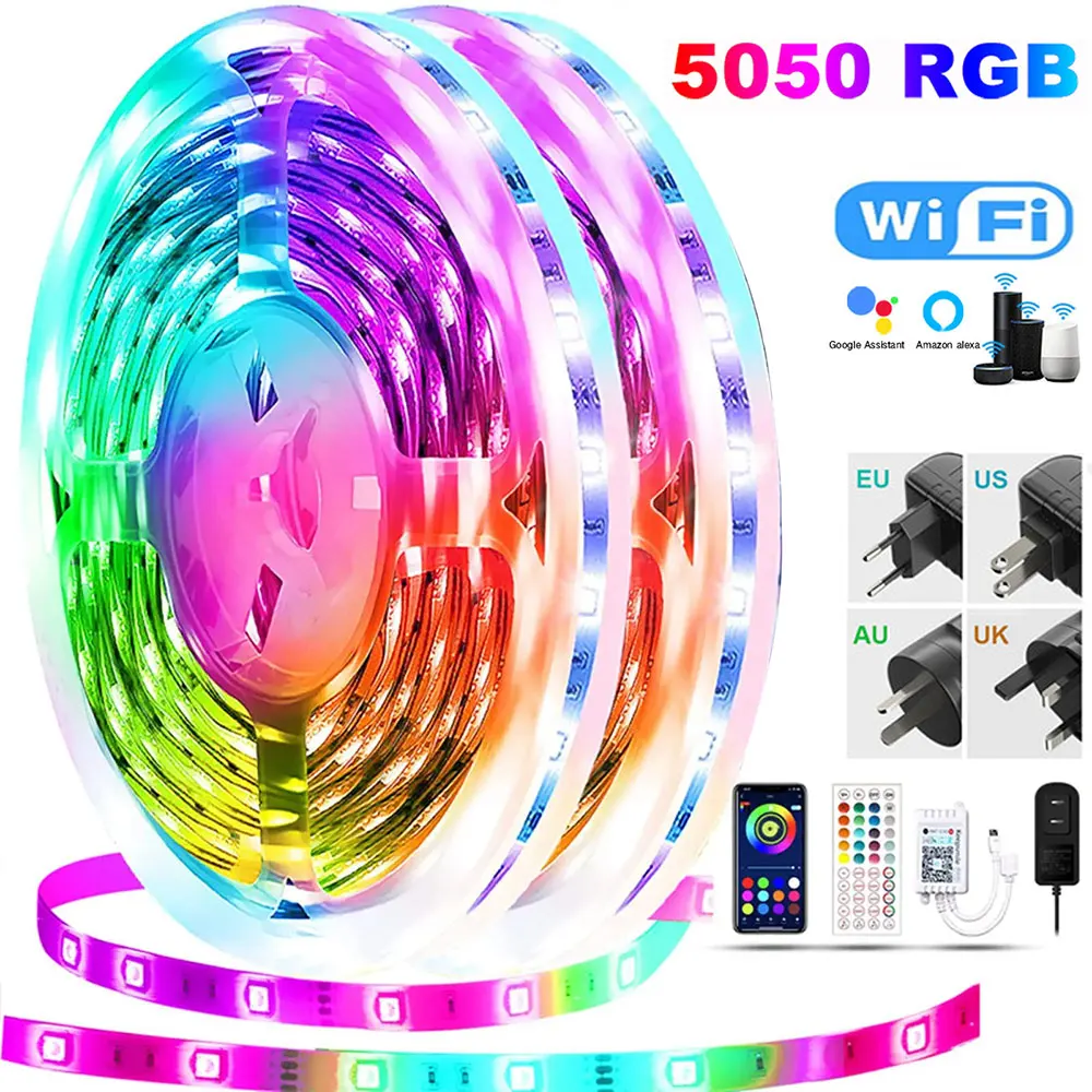 Led Strip Christmas Wifi Led Strip Wifi Bluetooth Wifi Strip Lights