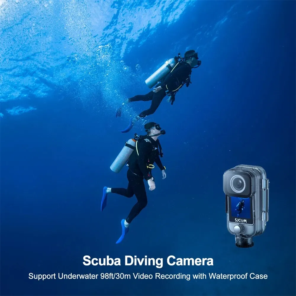 SJCAM C300 Pocket Action Camera 4K/30FPS Long Battery 6-Axis GYRO Stabilization 5G WiFi Remote Webcam Sport DV Shooting Cam 3