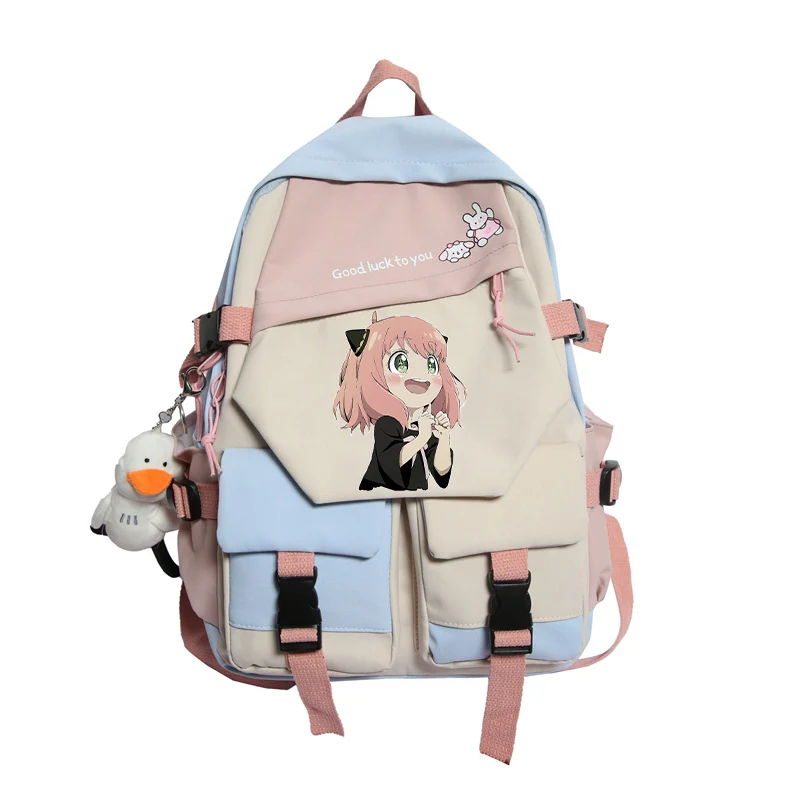 

Spy X Family Anya Backpacks Anime Waterproof Laptop Backbag Children School Bags Girls Fahion Travel Bookbag Kawaii Mochila
