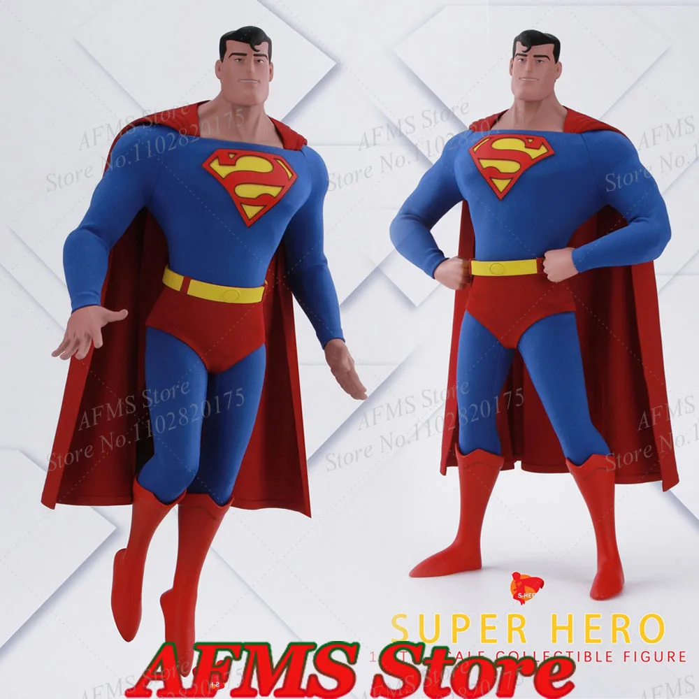 S Hero 1/6 Sh004 Superman Dc Comic Il Figlio Di Krypton Superpower Hero City Defender 12 Pollici Uomini Soldato Action Figure Body