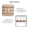 Custom Moroccan Berber Rug Boho Style Tissue Box Cover Square PU Leather Bohemian Geometric Facial Tissues Holder for Home 4
