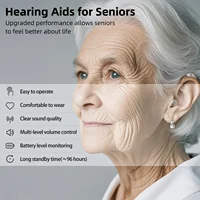 Rechargeable Hearing Aids Adults Invisible Digital Ear Amplifiers Volume Control for Hearing Loss 2