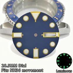 Green Luminous Watch Dial with Single/Dual Calendar Display - 28.5mm Accessory (14)