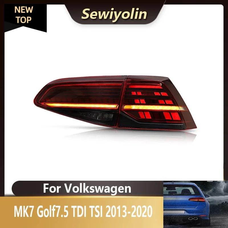 

Car Parts Lamp LED Tail Lights For Golf 7 MK7 2013-2020 Sequential Indicator Plug And Play 12V Driving IP67