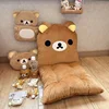 Cute Rilakkuma Thick Bench Cushion Rocker Chair Cotton Cushion Solid Color Soft Thicken Outdoor Garden Reclining Chair Cushions 1
