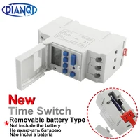 1Pc New Type 220V Digital LCD Power Timer Programmable Time Switch Relay tp8a16  Weekly Timer No Battery Stable Timer Switch 1