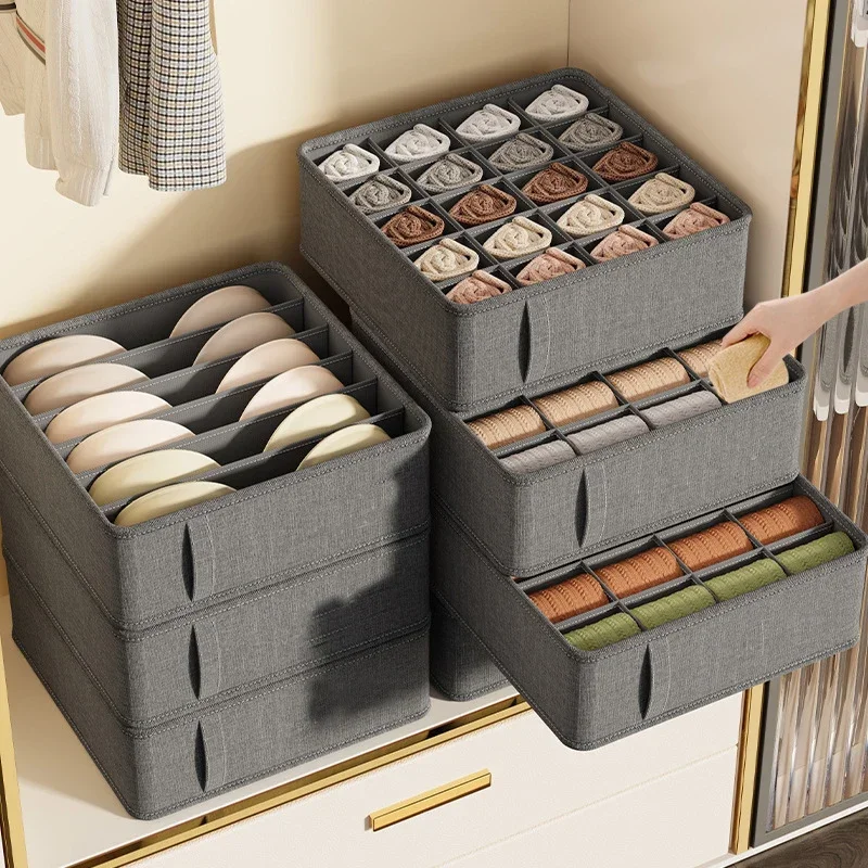 Description Picture 6 of itemCloset Organizer Underwear Drawer Organizer Socks Bra Clothing Storage Box Wardrobe Organizer Clothes Cabinet Drawer Organizers