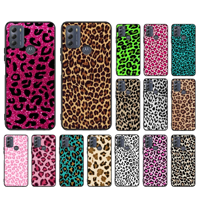 

Pink Leopard Phone Case For Moto G82 G22 G62 G13 G32 G53 G31 G60 G52 G100 G200 G42 G41 G51 G30 G10 G20 G50 G