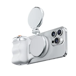 TELESIN Magnetic Phone Camera Grip with Remote Control (Hand Grip Fill light)