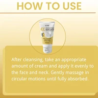 Crème pour le visage à l'acide kojique, unifie le teint, élimine les taches brunes et la terneur - Non grasse, convient aux hommes et aux femmes - Crème éclaircissante et hydratante, pour une utilisation de jour et de 6