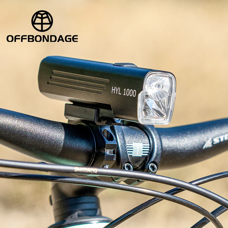 OFFBONDAGE Bicycle Light 1000LM Typec Charging Bike Light Front Lamp