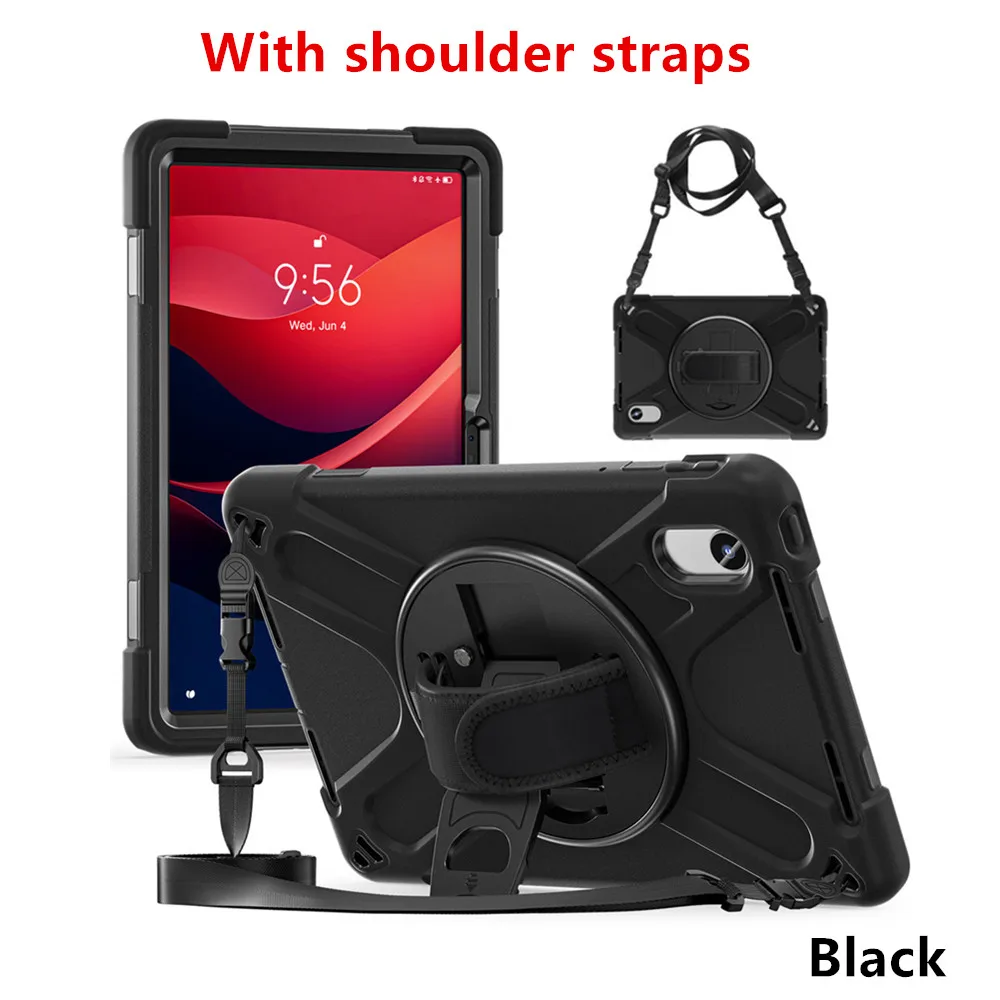 Enhanced 360° Rotating Rugged Tablet Stand Cover