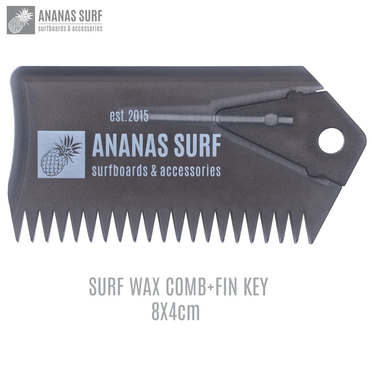 Ananas Surf Wax Comb Surfboard SUP Wax Remove Comb With Fin Key for Water Sports Surf sports accessory surf wax