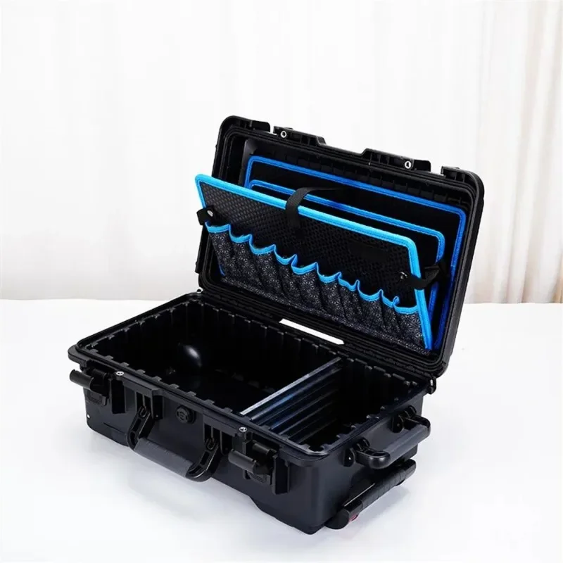 Drawbar Tool Box Multifunctional Big Size Woodworking Electrician Special Repair Tools Accessories Hardware Organizer Boxes 4