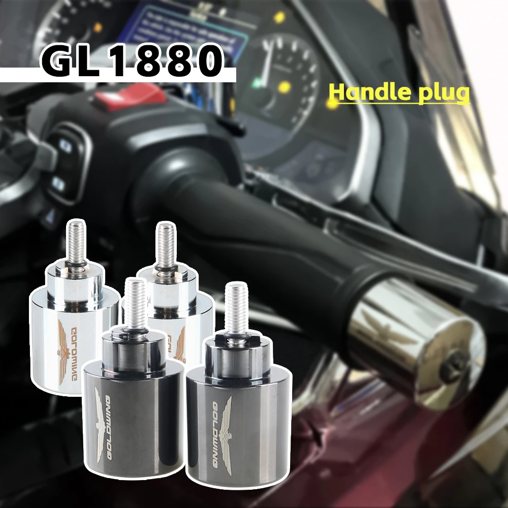 Per Honda Gold Wing 1800 Gl1800 2001-2020 Manubrio Moto Manubrio Peso Finale Manopole Manubrio Tappo Anti Vibrazione Silder Plug