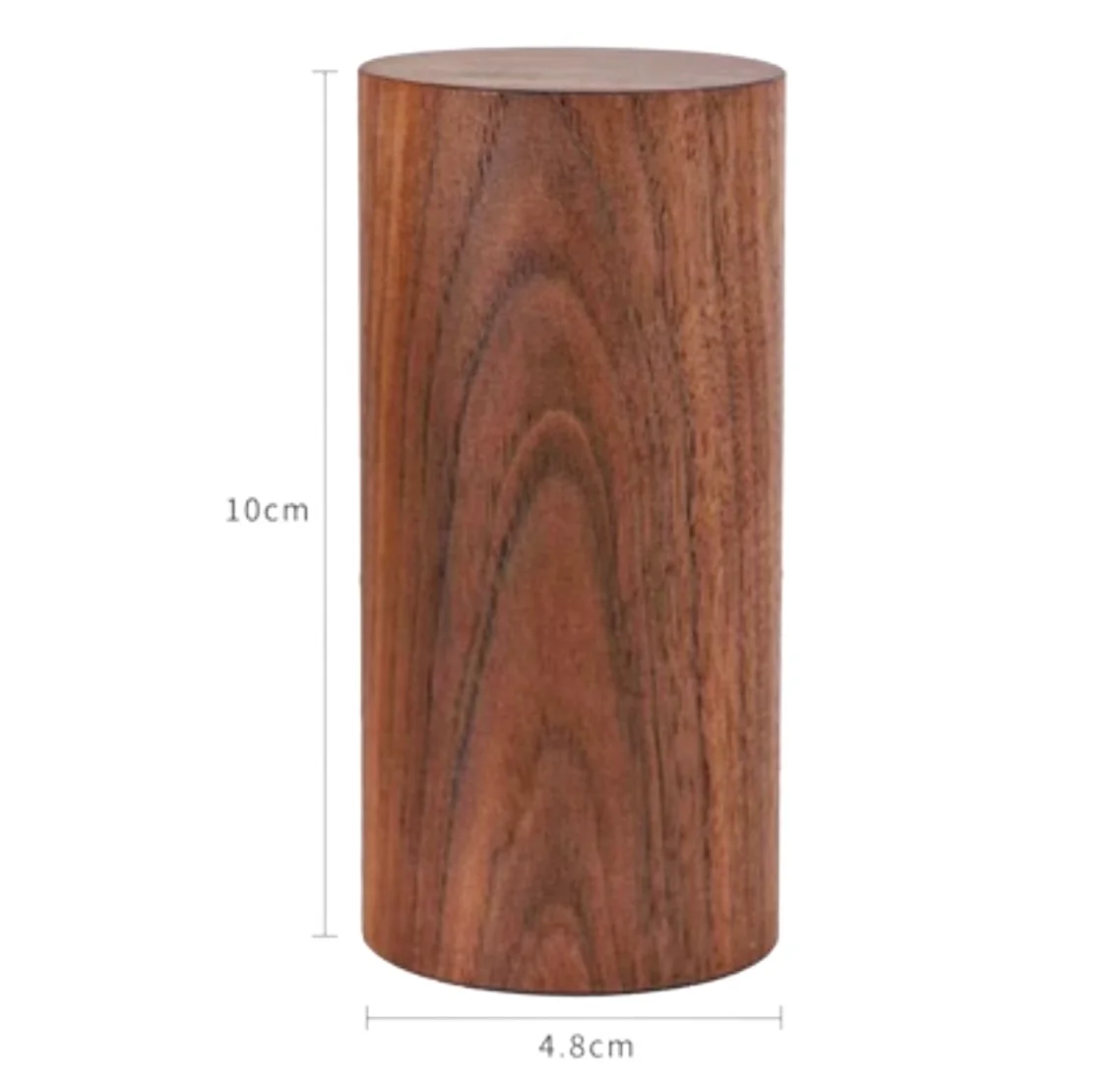 

1pcs Diameter:48mm Cylindrical Walnut Wood Stick Jewelry Shooting Props Creative Jewelry Display Rack