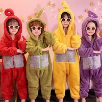 Teletubbies Cosplay pyjamas doux manches longues vêtements de nuit Dipsy Tinky Winky Po Lala maison vêtements unisexe Homewear adulte enfants cadeau 1