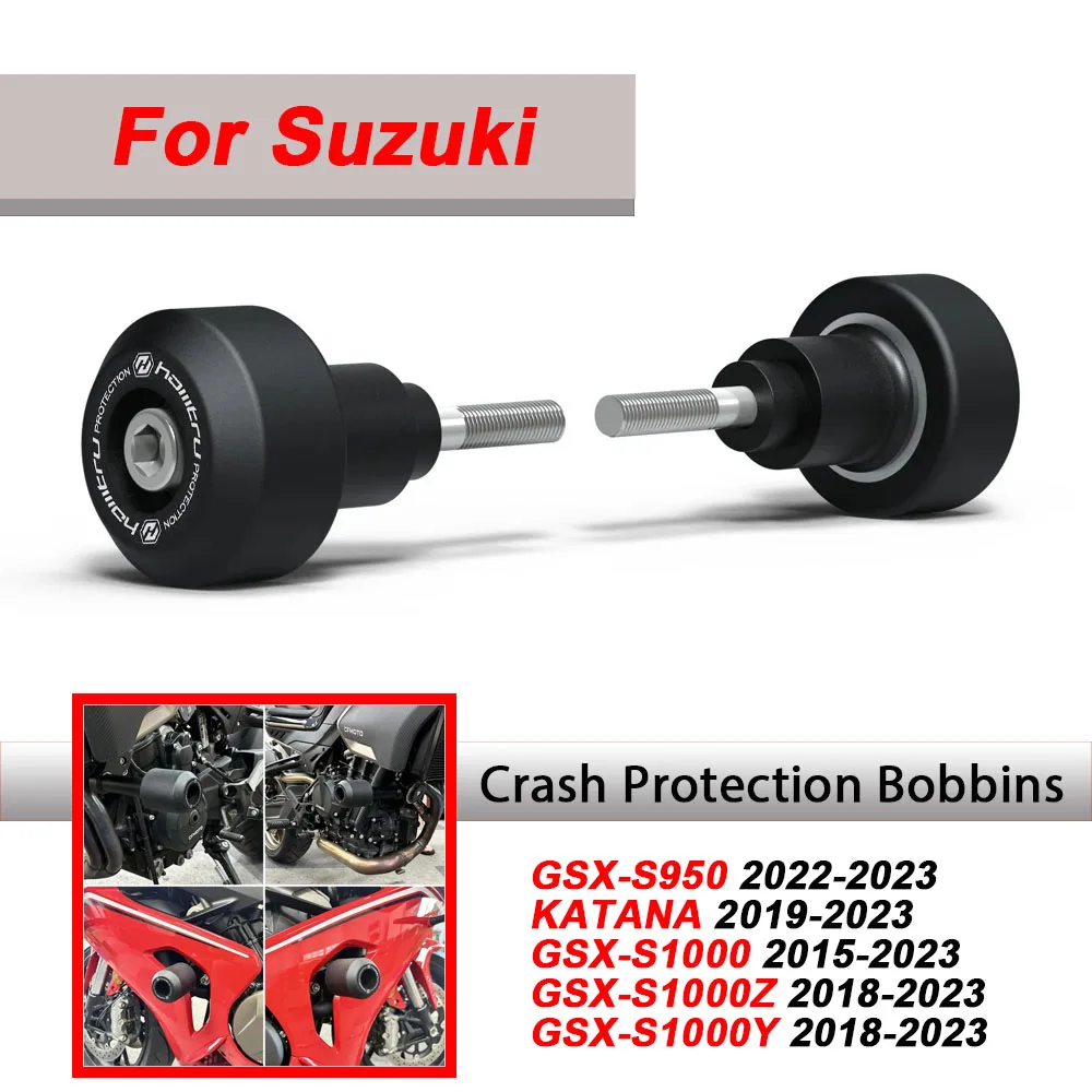 

For Suzuki GSX-S1000 / Y / Z 2015-2023 GSX-S950 2022-2023 KATANA 2019-2023 Crash Protection Bobbins