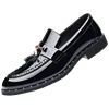 Tassel Formal Shoes for Men Fashion Social Dress Shoes Business Luxury black Patent Leather Shoes Man Oxford Shoes Designer