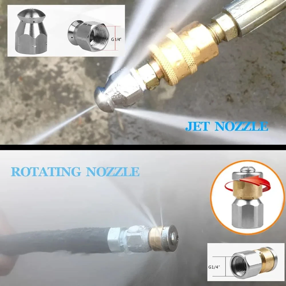 15M 20M high pressure cleaning hose suitable for sewer cleaning Karcher high pressure cleaning machine cleaning hose NPT hose 3