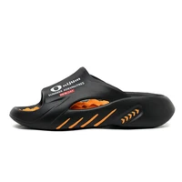 Summer Men's Massage Slippers Slides Indoor Outdoor Sandals Beach Casual Shoes Comfortable Sole Men's Slippers Big Size 46 47