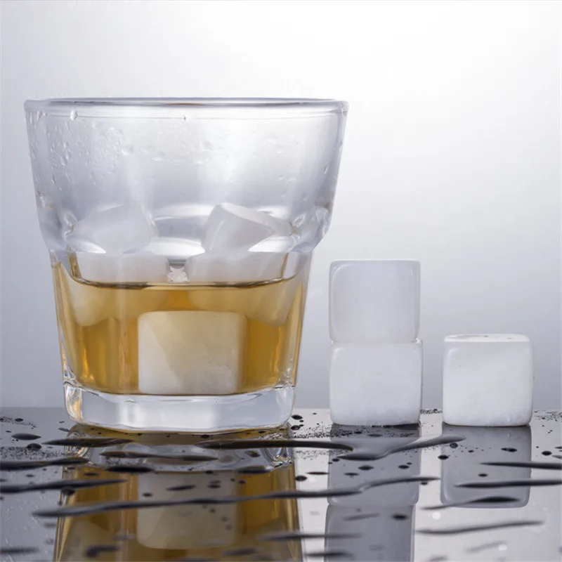 New Whiskey Stones Sipping Ice Cube Cooler Reusable Whisky Ice Stone Whisky Natural Rocks Bar Wine Cooler Party Wedding Gift @1