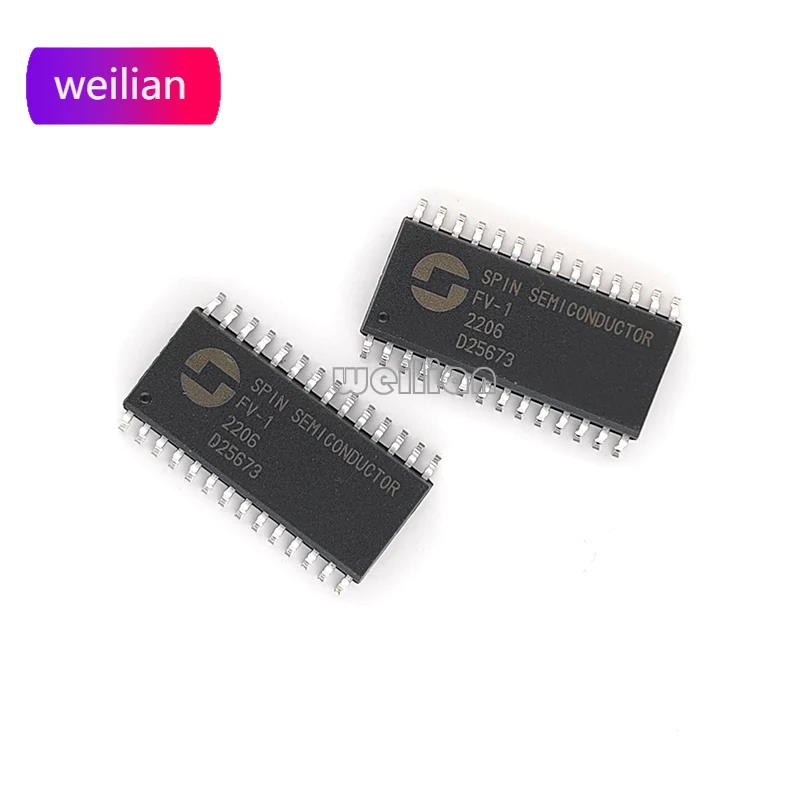 SPN1001-FV1 FV-1 SOP-28 SPIN 오디오 칩, Nwe 미세 재료 100%, 새로운 재고, 1-100 PCs